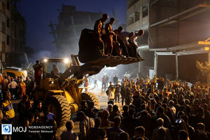 حادثه ریزش چند ساختمان در حال ساخت در شهرک احمدیه