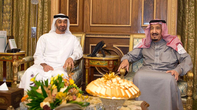 رایزنی پادشاه عربستان و ولیعهد ابوظبی در مورد یمن