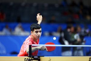 بنیامین فرجی توانست در جوانان تنیس روی میز به پنجم جهان صعود کند