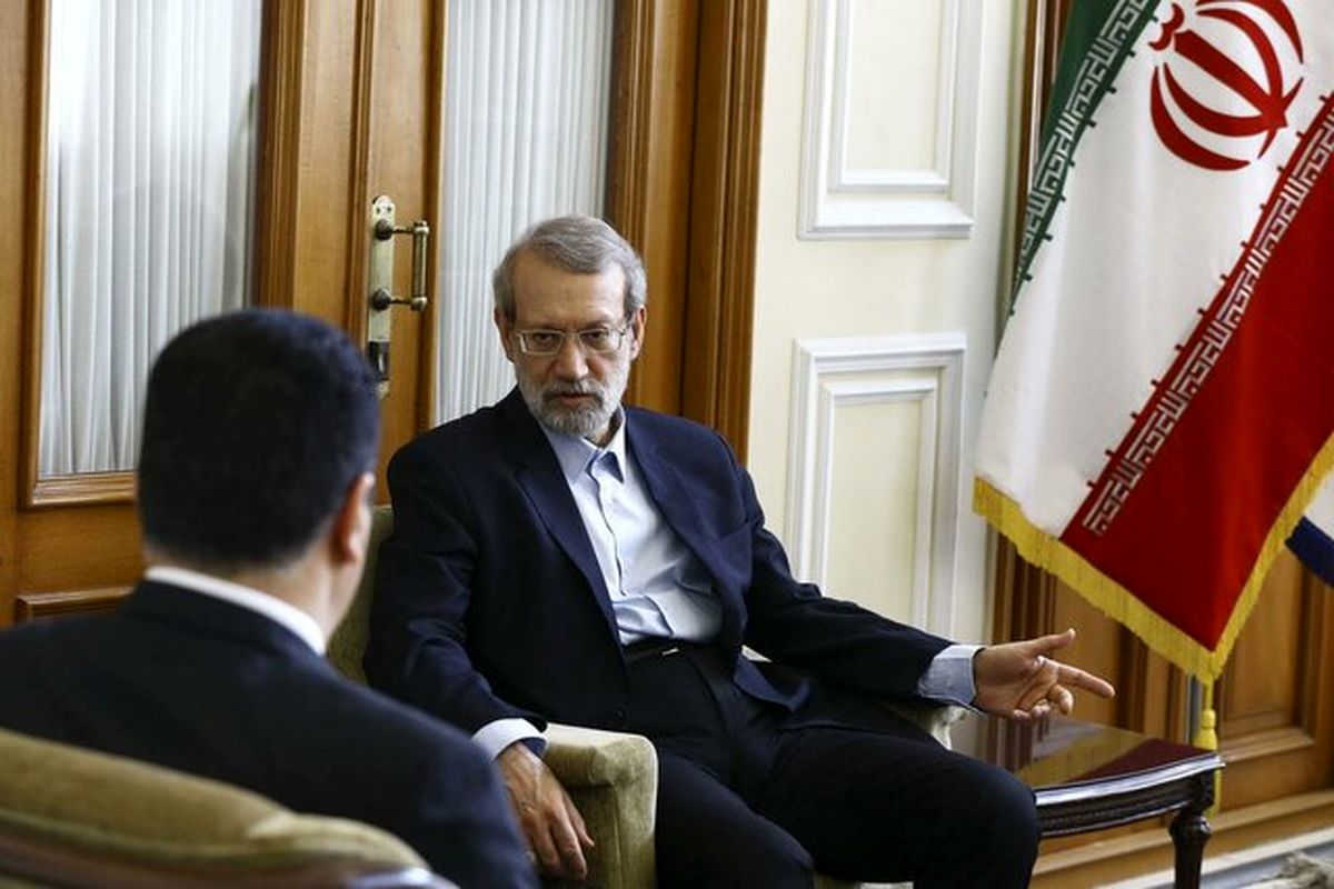 دیدار لاریجانی با سفیر سوریه