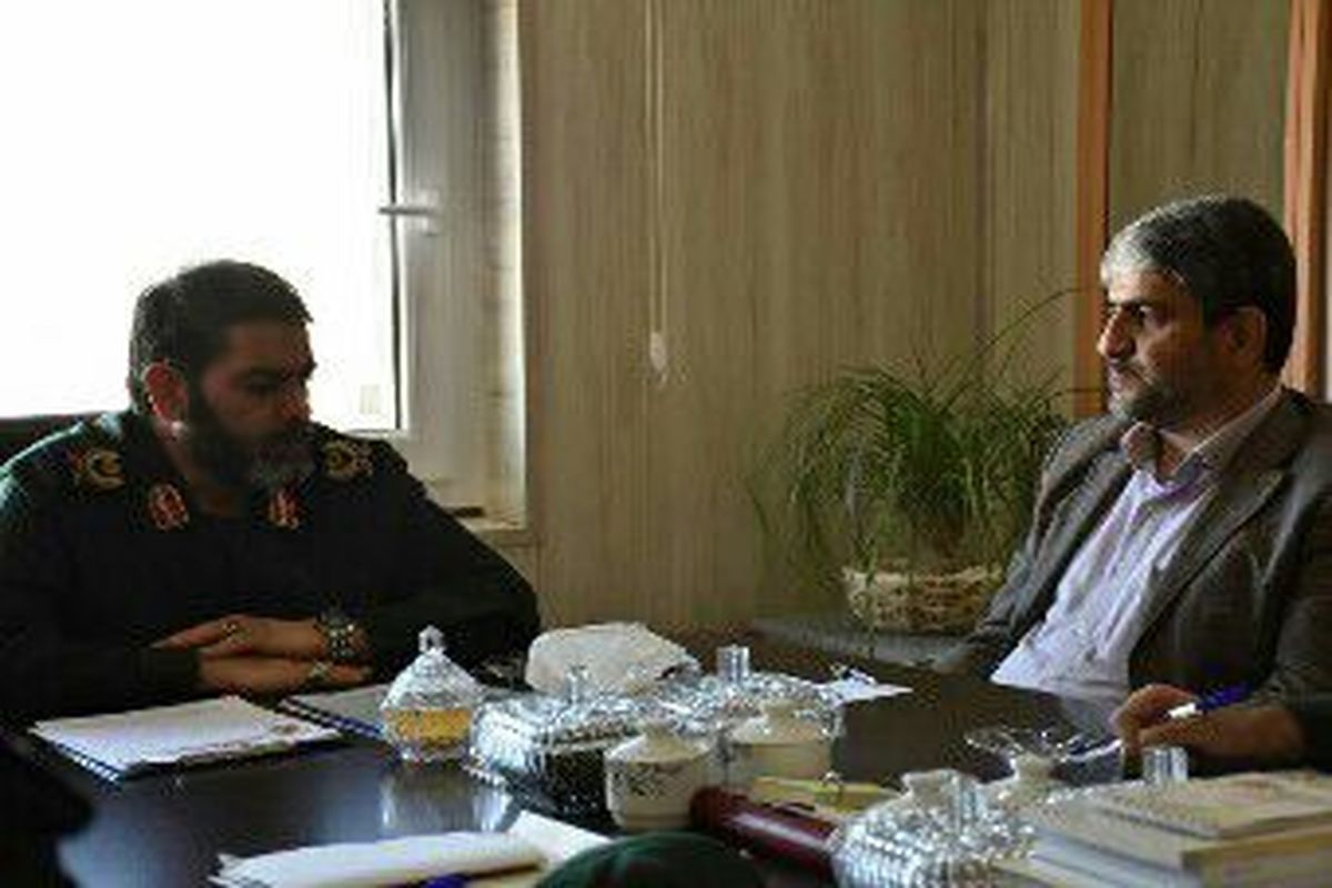 جلسه فرمانده سپاه نینوا با شهردار گرگان