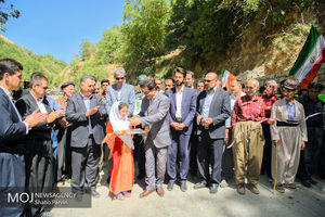 افتتاح پروژه های عمرانی در سنندج