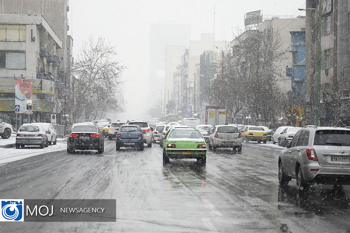 بارش برف در تهران