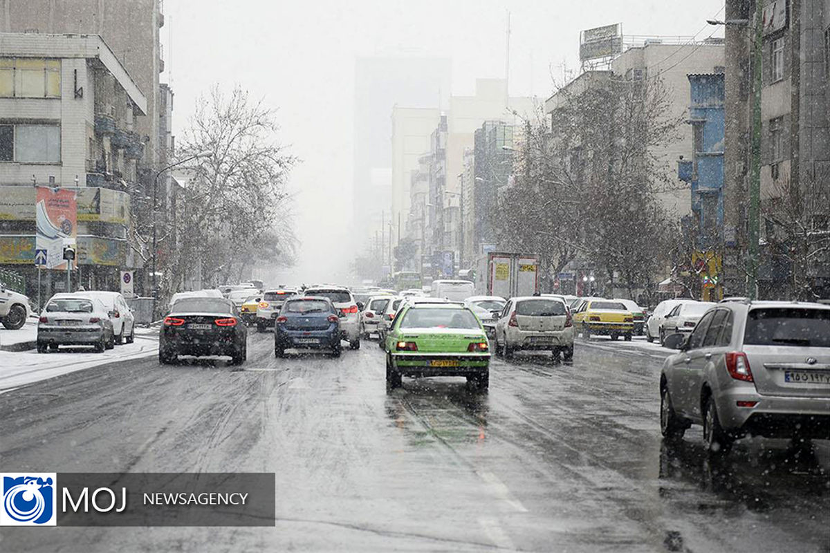 بارش برف در تهران