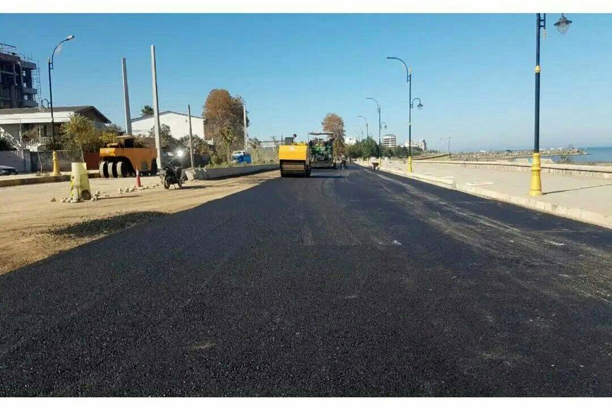 آسفالت معابر شهری چالوس 