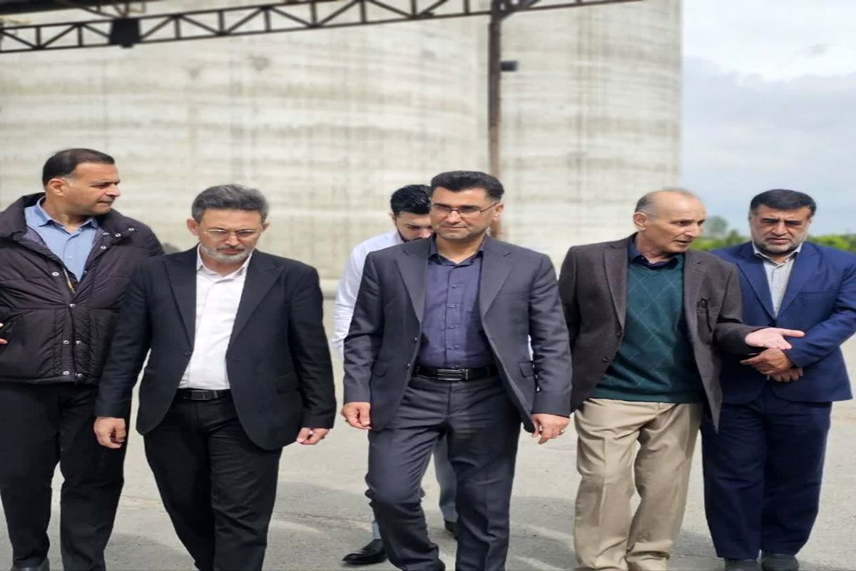 بازدید فرماندار نکا از کارخانه آرد