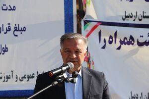 عملیات اجرایی شبکه جمع آوری  فاضلاب شهر انگوت با اعتبار ۲۲ میلیارد تومان آغاز شد