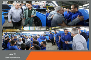 گفت و گوی صمیمانه مدیرعامل شرکت زامیاد با کارکنان خطوط تولید
