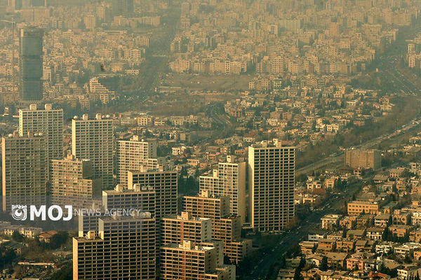 شاخص آلودگی هوای تهران به ۱۰۷ و وضعیت نارنجی رسید