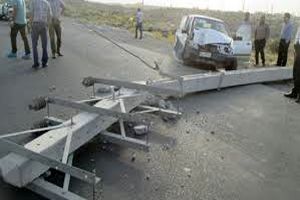 برخورد مرگبار  پراید با تیر چراغ برق تعدادی کشته برجای گذاشت