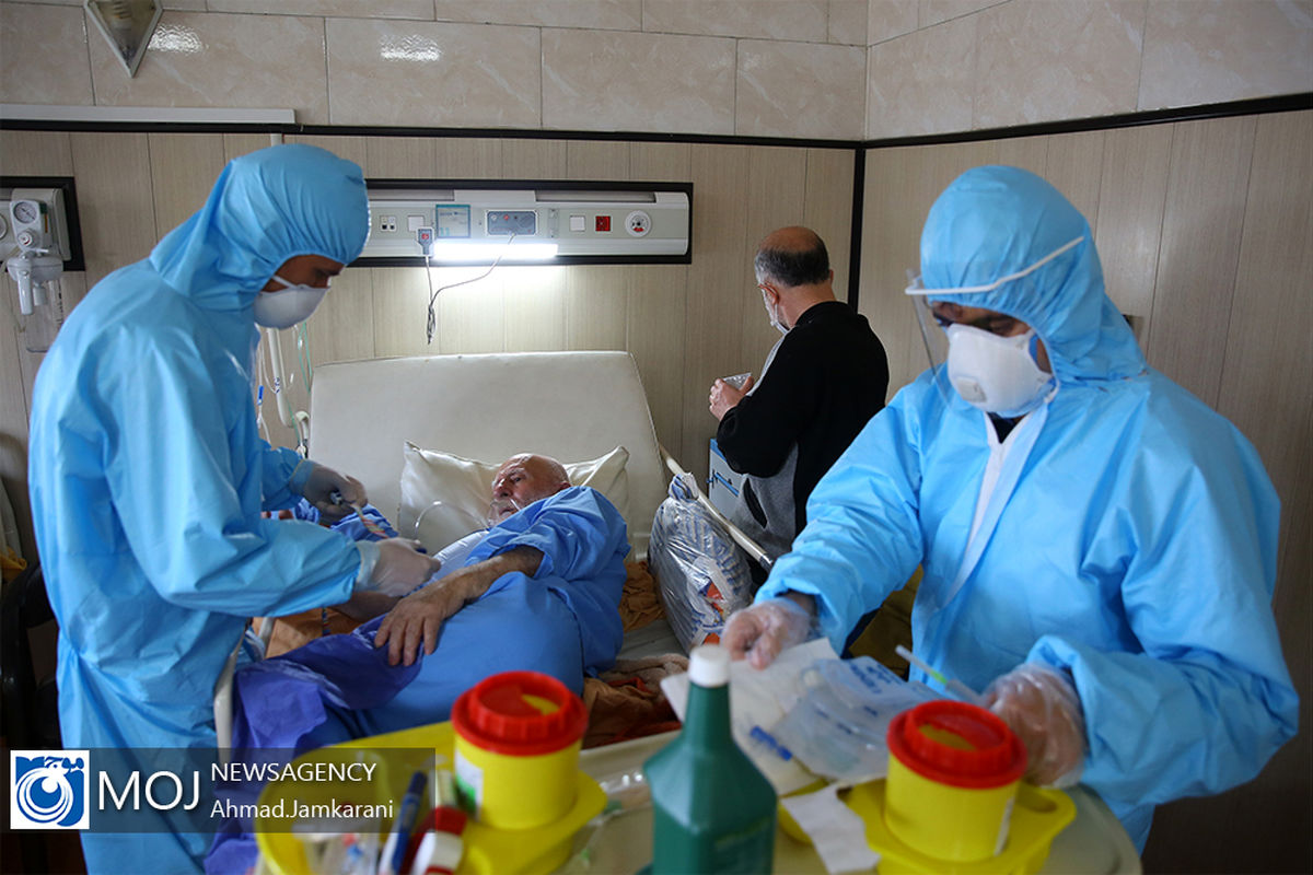 بخش ویژه کرونا بیمارستان کامکار در قم