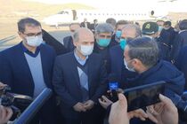 وزیر نیرو وارد فرودگاه سنندج شد