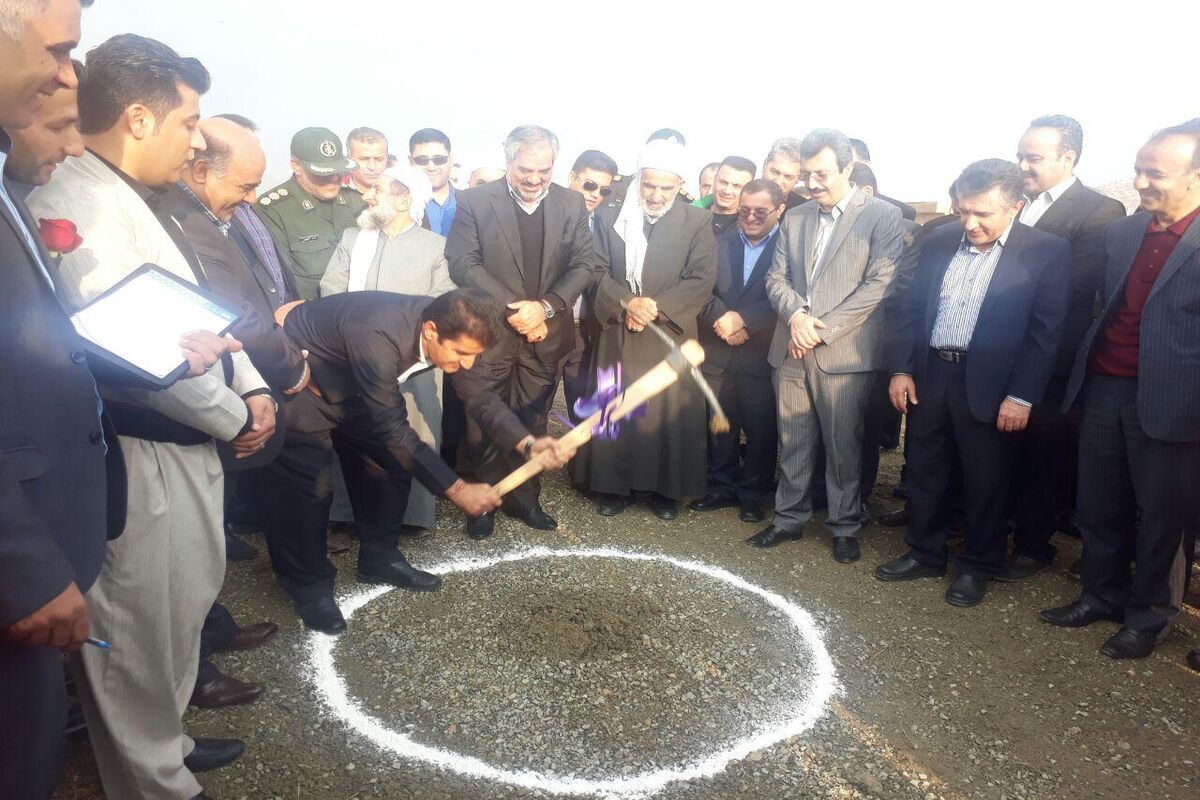 کلنگ زنی تصیه خانه