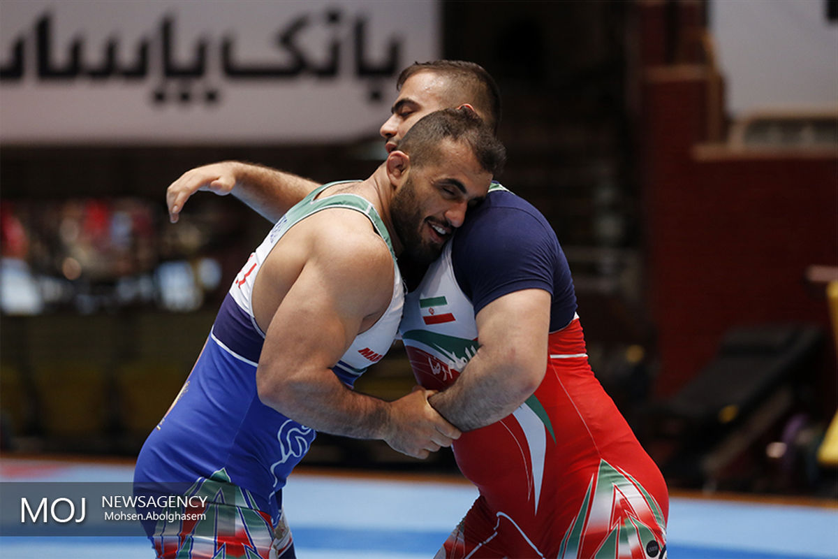 تمرین تیم ملی کشتی فرنگی 