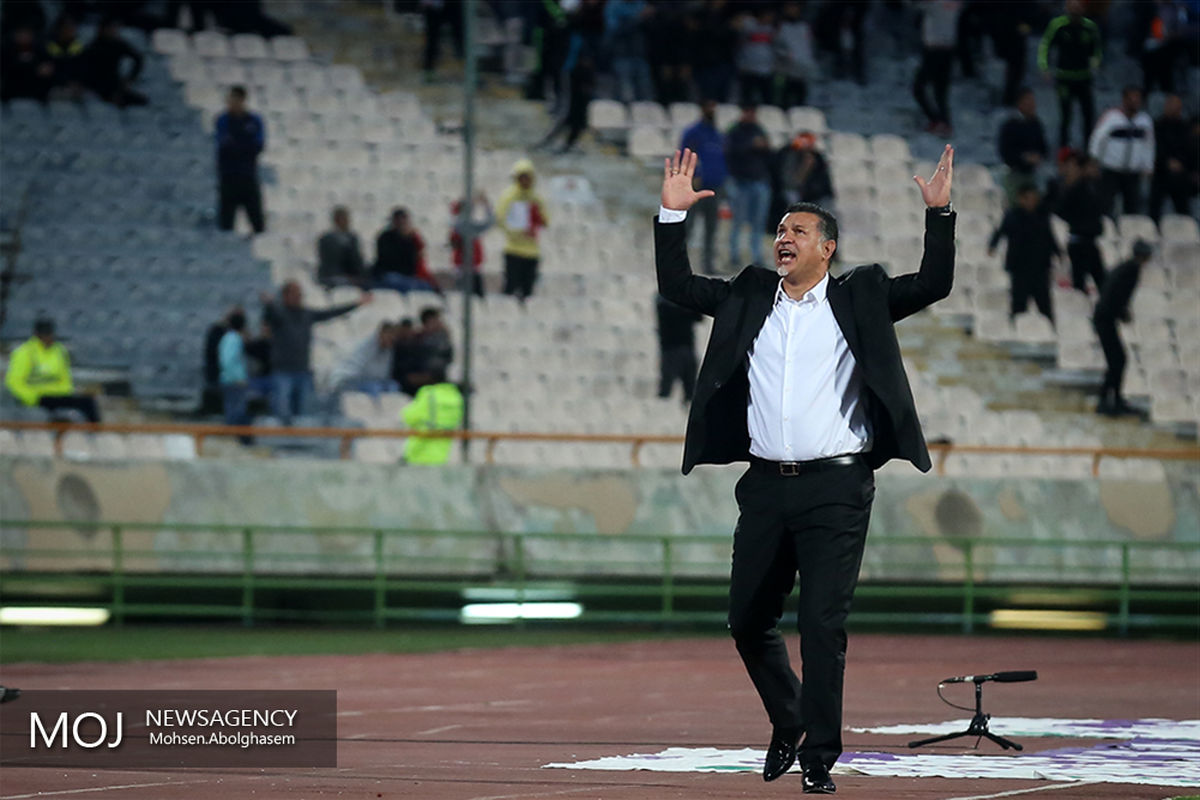 دیدار تیم های فوتبال استقلال تهران و سایپا/علی دایی