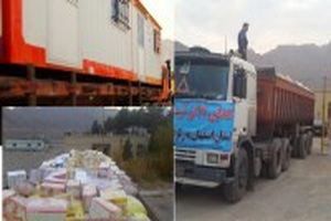 120 کانکس به مناطق زلزله زده غرب کشور ارسال شد