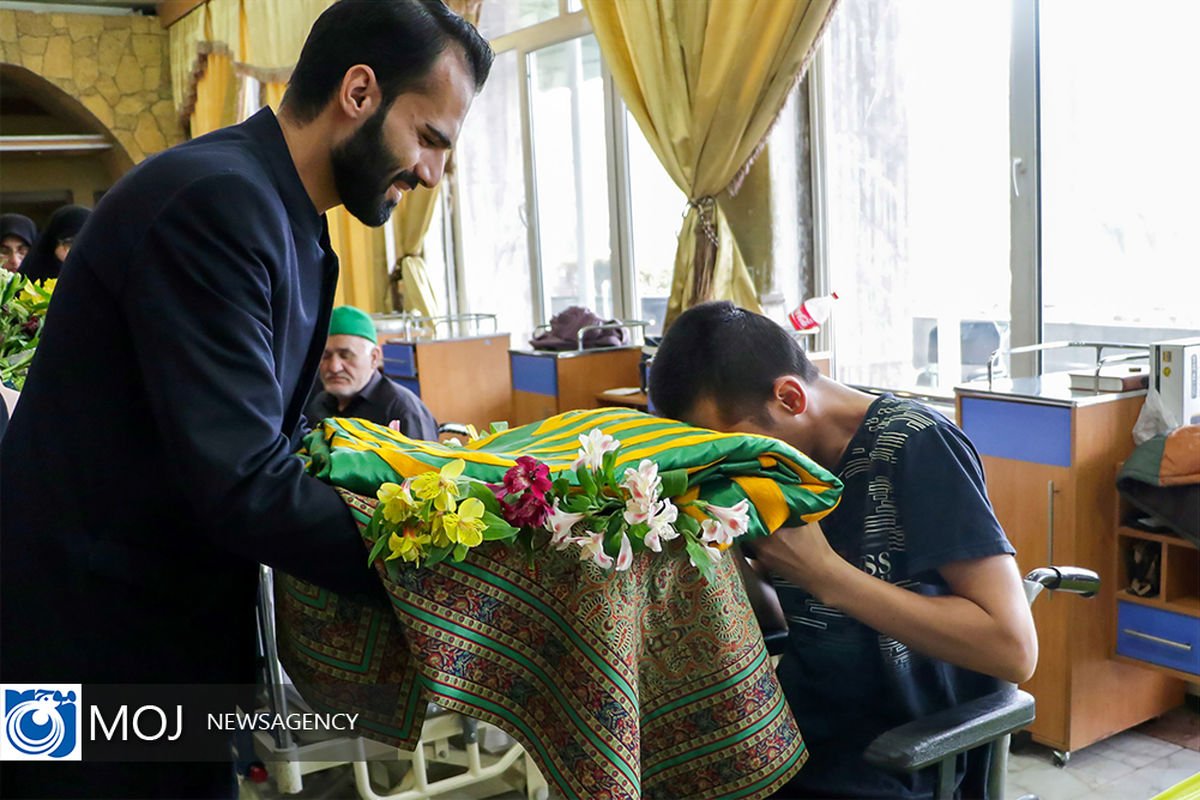 حضور خدام رضوی در آسایشگاه جانبازان امام خمینی (ره) مشهد