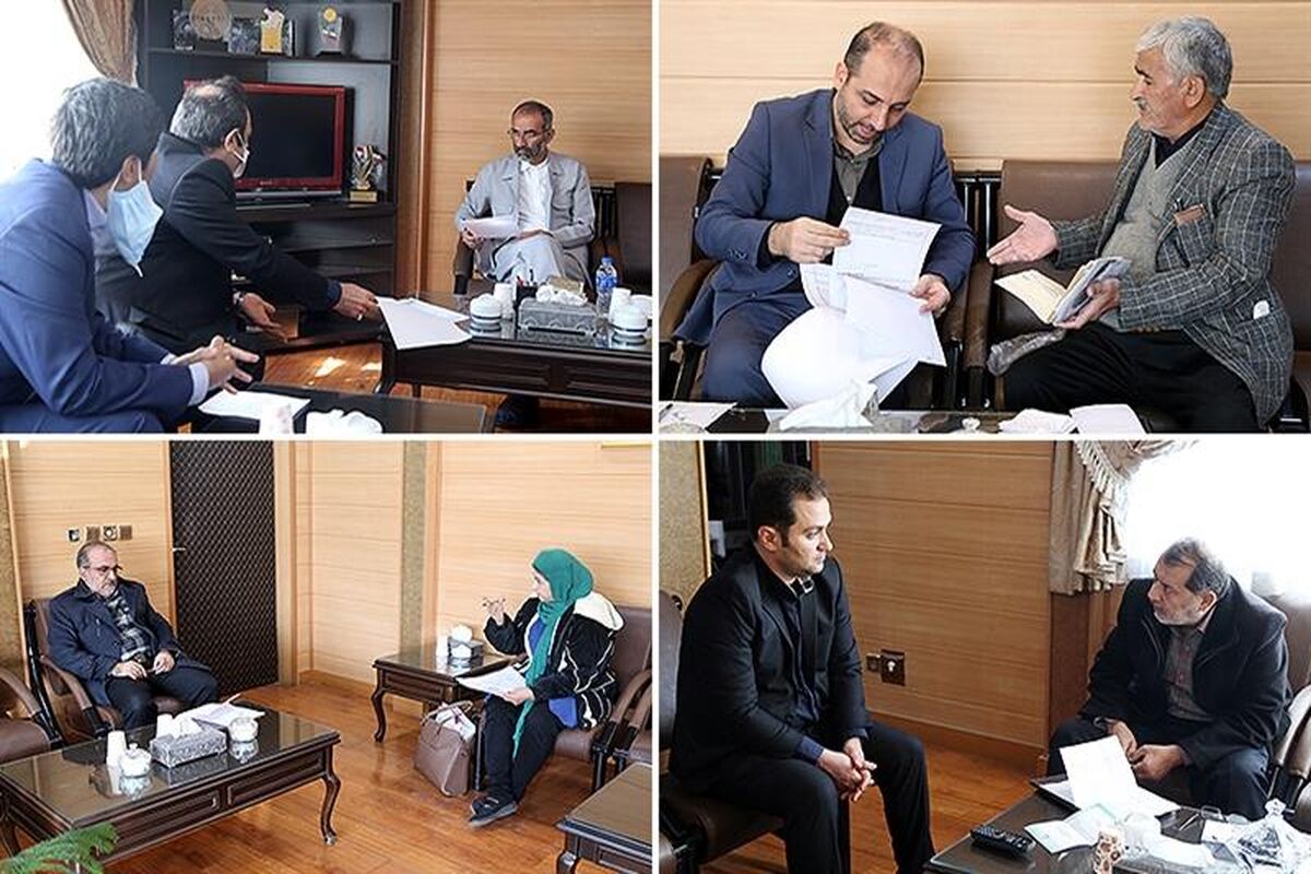 دیدار مردمی دادگستری قزوین