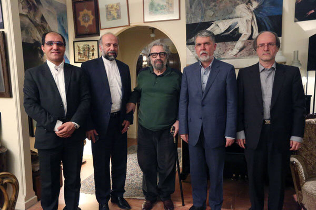 دیدار وزیر فرهنگ با مسعود کیمیایی