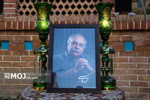 محمد کاسبی پس از سال‌ها خدمت فرهنگی در قطعه هنرمندان آرام گرفت + فیلم و تصاویر