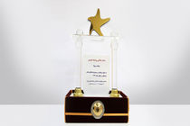 اعطای لوح ستاره ارتباطی مدیر ارشد به مدیرعامل بانک سینا