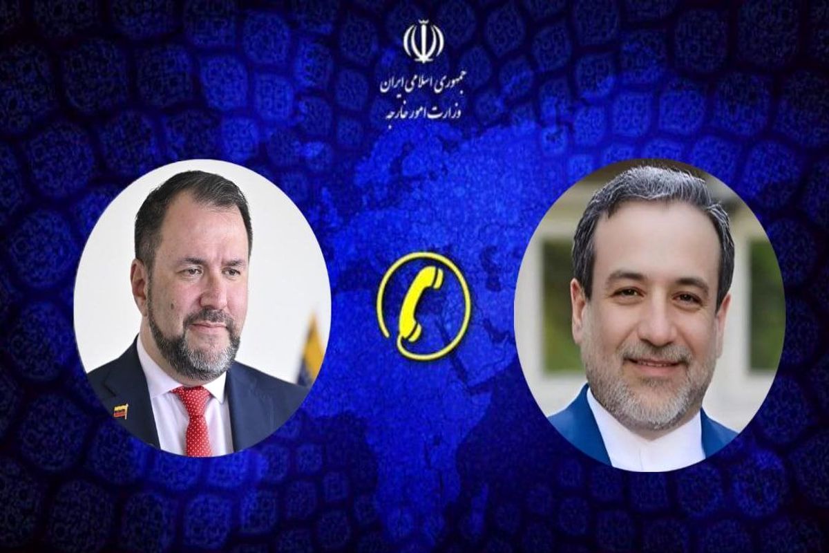 ایوان خیل پینتو وزیر امور خارجه ونزوئلا در تماسی تلفنی با عباس عراقچی
