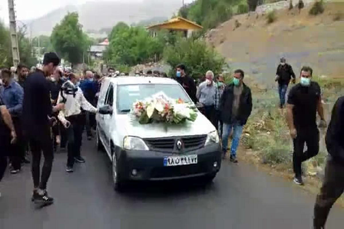 آئین تشییع و خاکسپاری استاد فرهود جلالی کندلوسی