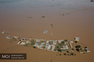 زیر آب رفتن چندین روستا در منطقه بامدژ خوزستان