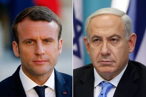 نتانیاهو در گفت‌وگو با ماکرون با تشکیل کشور فلسطینی مخالفت کرد
