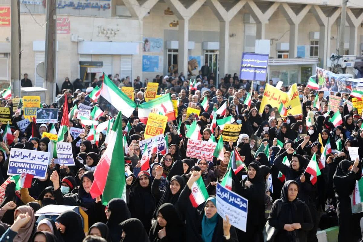 راهپیمایی مردم کرمانشاه