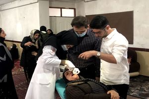خدمات دهی دندانپزشکی به 400 نفر از مردم روستای امام قیس
