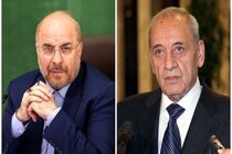 رایزنی تلفنی رؤسای مجالس ایران و لبنان درباره پایان جنگ