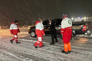 هلال احمر به بیش از ۲۰۰۰ نفر به دلیل شرایط جوی نامساعد امدادرسانی کرد