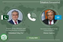 دبیرکل سازمان ملل و وزیرخارجه پاکستان با محوریت صلح منطقه رایزنی کردند