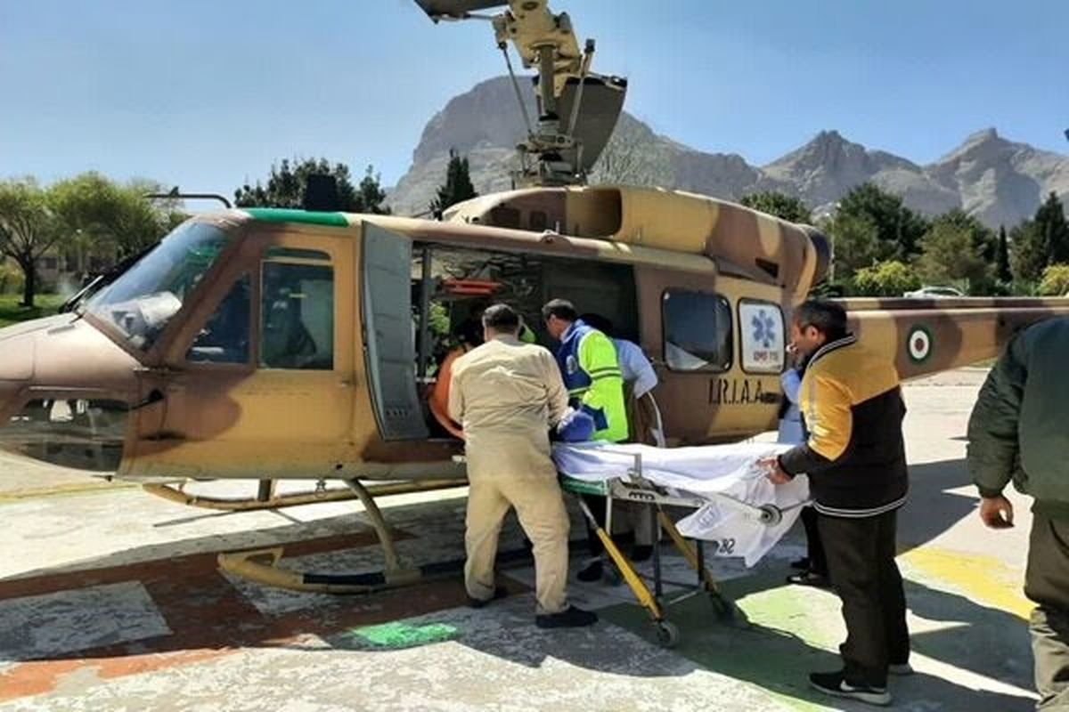 انتقال مصدومان حادثه به شیراز 