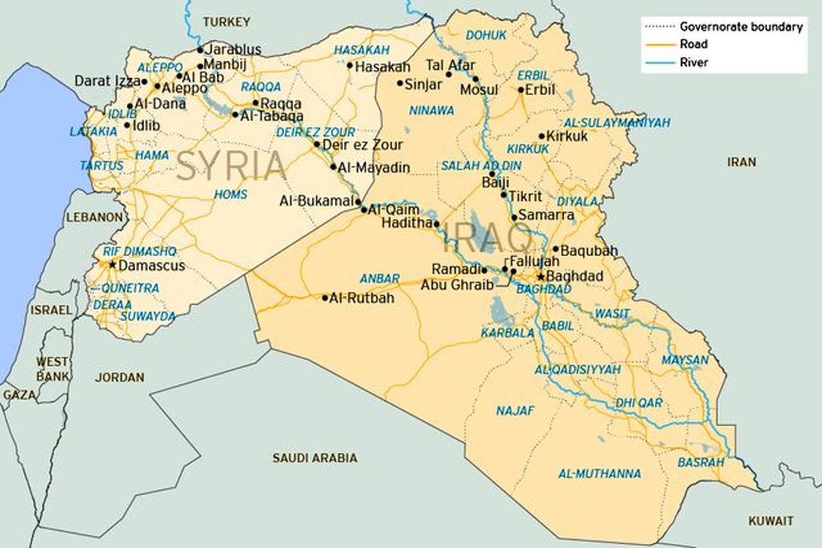 مرز عراق و سوریه