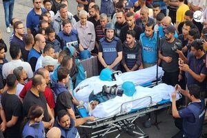  ۹ خبرنگار و ۳۵۸ غیرنظامی در غزه طی یک هفته گذشته به شهادت رسیدند