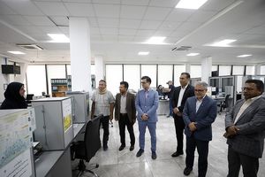 بازدید مسئولان سازمان منطقه آزاد کیش از اداره تأمین اجتماعی