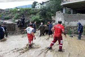 امدادرسانی به 55 آسیب دیده از سیل سوادکوه / امدادرسانی ادامه دارد