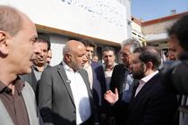 بازدید مشترک وزیر کار و استاندار از مراحل پایانی اورژانس بزرگ کرمانشاه