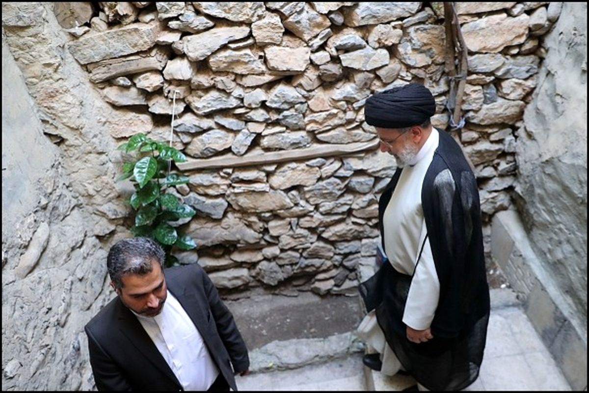 آیت الله رییسی در قلعه جی