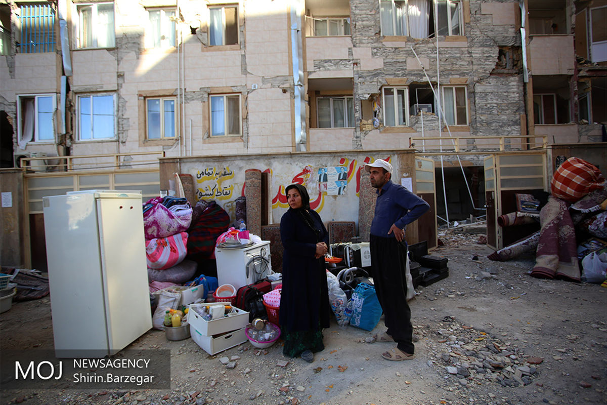 کمک نیروی‌های ارتش به مردم زلزله زده «سرپل ذهاب»