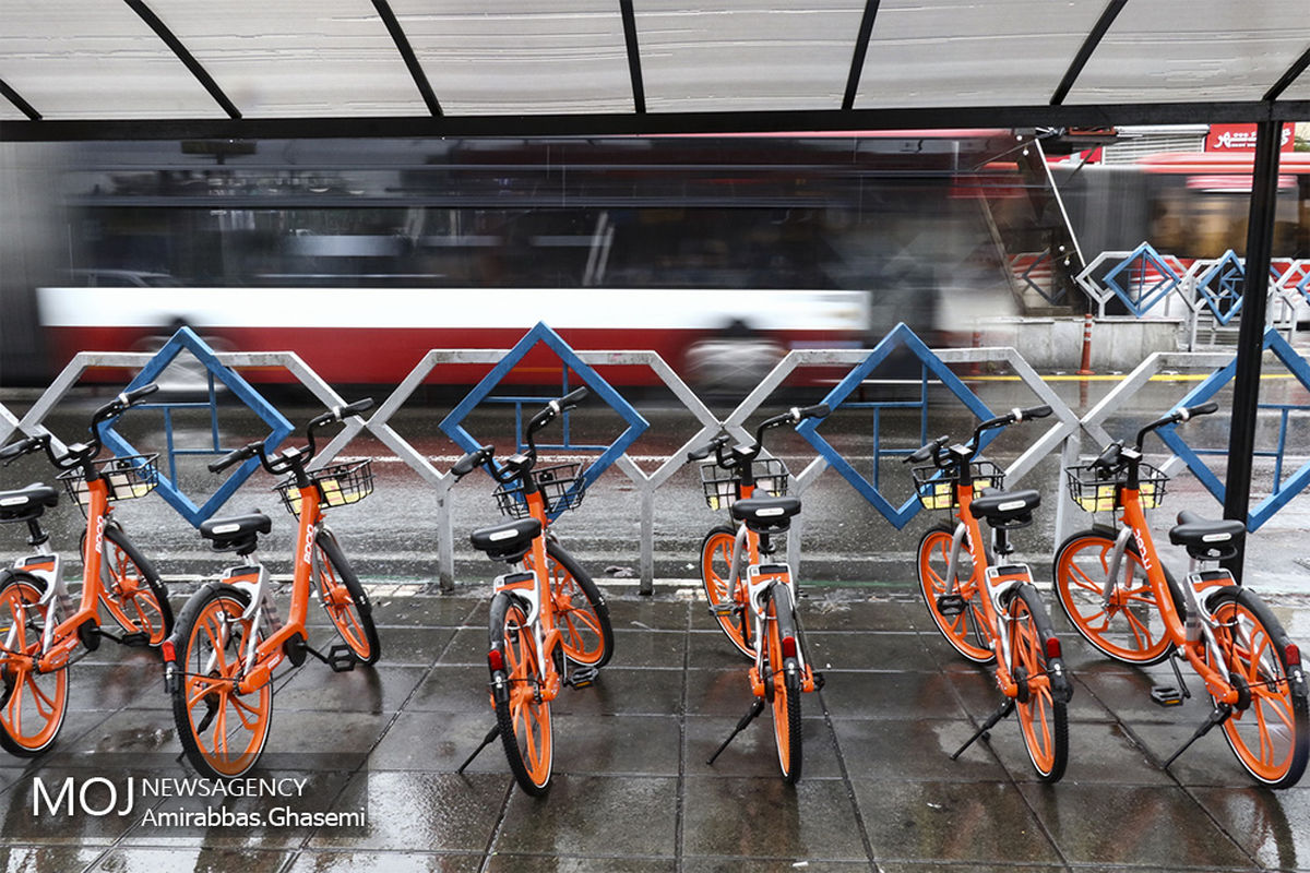 بارش باران بهاری در تهران