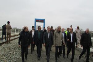 چگونگی احداث راه آهن در محل بار انداز آستارا بررسی شد/ بهره برداری پروژه راه آهن آستارا- آستارا با حضور روسای جمهور ایران و آذربایجان