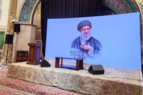 مراسم بزرگداشت همسر شهید رهبر انقلاب برگزار شد