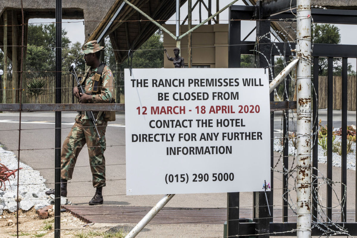 شیوع کرونا در آفریقای جنوبی