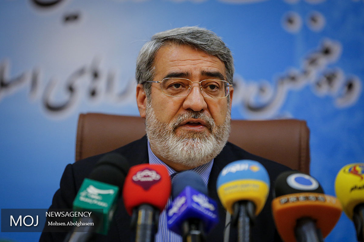 نشست خبری وزیر کشور