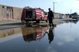 مشکل آب‌گرفتگی محلات کرمانشاه حل می‌شود/لایروبی آب‌شوران کرمانشاه شروع شد