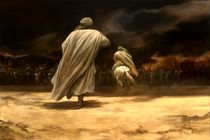 نقاشی تازه حسن روح‌الامین وداع با نام وداع با حضرت علی اکبر (ع) منتشر شد