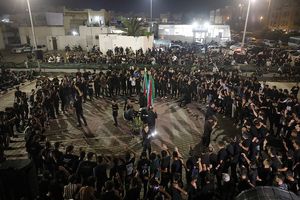 شب هشتم محرم هیئت انصارالحسین کیش + فیلم